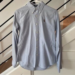 Ralph Lauren Slim Fit Button Down Shirt (Women’s)